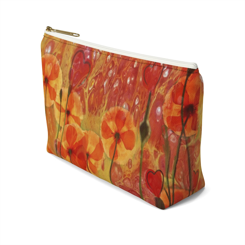 Love Blooms Small Accessory Pouch