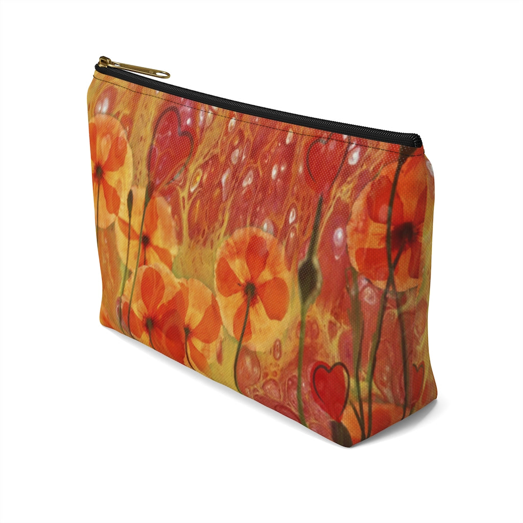 Love Blooms Small Accessory Pouch