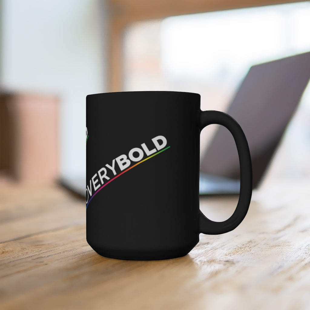 So Very Bold Black Mug15oz